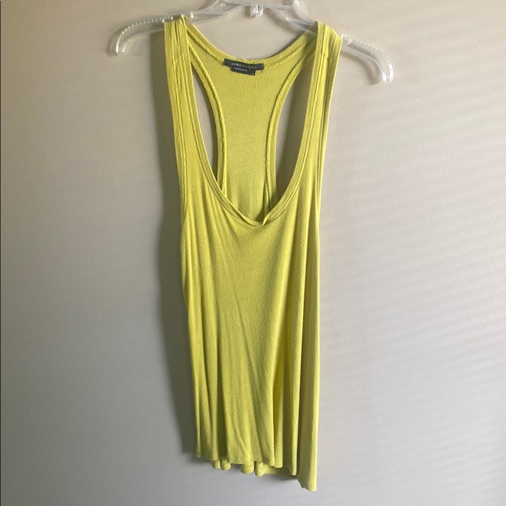 BCBGMaxAzria Vibrant Yellow Tank Top
